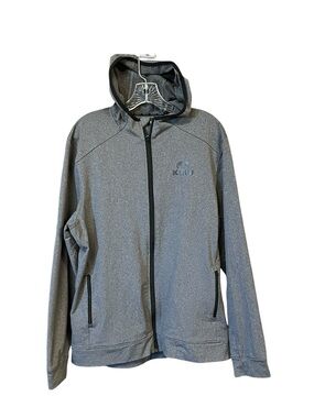 KUIU Full Zip Hooded Performance Jacket Men’s XL Gray Heather Stretch